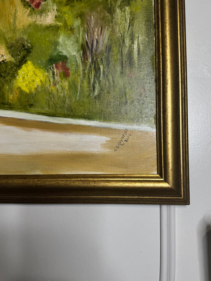 Large Oil Painting by N.G. Reynolds- UK Artist - Thailand Part 3 ( 86 x 70 cm )