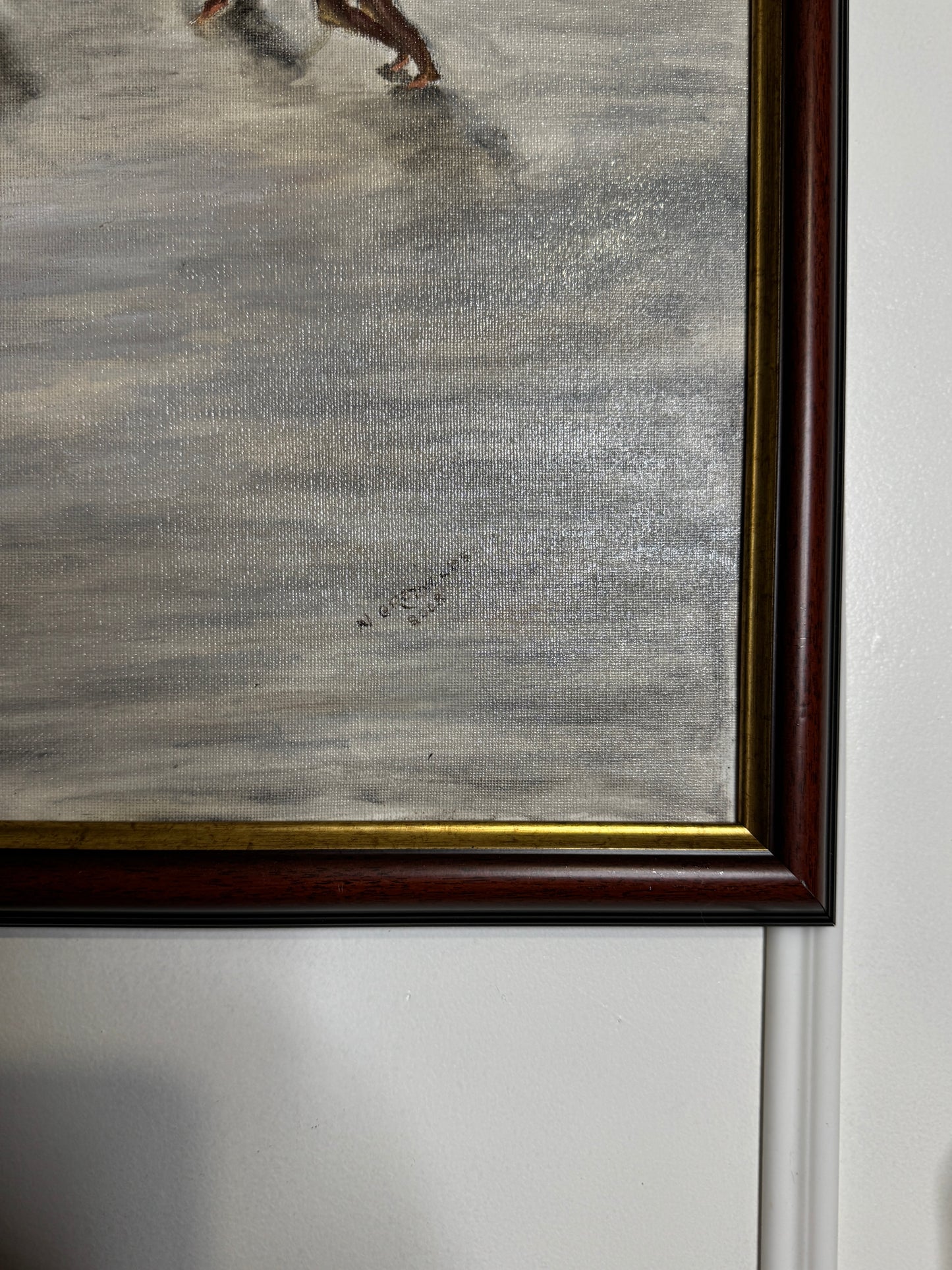 Large Oil Painting by N.G. Reynolds- UK Artist - Thailand Part 5 ( 82 x 67 cm )