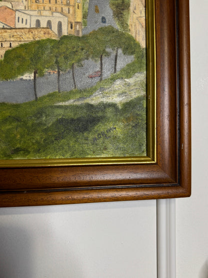 Large Oil Painting by N.G. Reynolds- UK Artist - Rome ( 85 x 60 cm