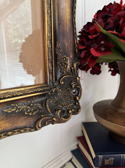Black & Gold Rare Antique Texas Gilt Frame