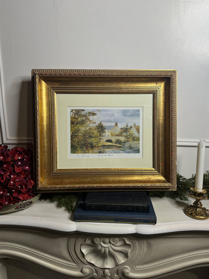 Bob Robert Richardson Signed Limited edition Print – “Across The Rye, Helmsley / Victorian Memories”