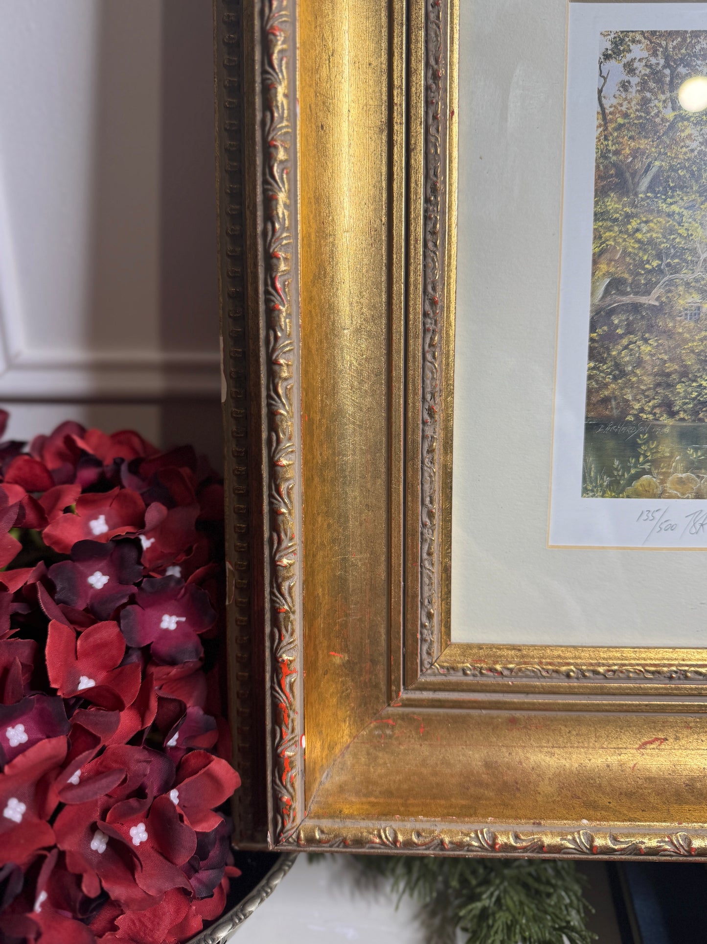 Bob Robert Richardson Signed Limited edition Print – “Across The Rye, Helmsley / Victorian Memories”