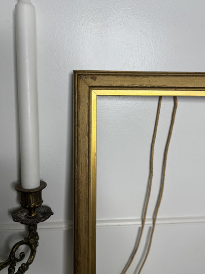 Antique Minimal Ravienne Ornate Gold Small Frame
