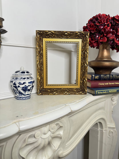 Vintage Extra Thick Ornate Wooden Elowen Frame