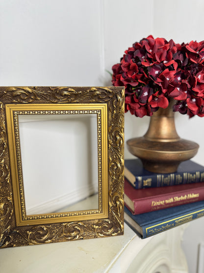 Vintage Extra Thick Ornate Wooden Elowen Frame