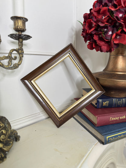 Antique Wooden Double  Mini Braymorei Frame
