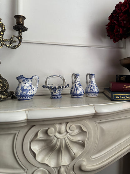 Vintage Hand Painted Filcer Portugal Pottery Set