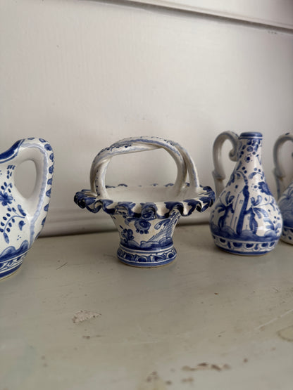 Vintage Hand Painted Filcer Portugal Pottery Set