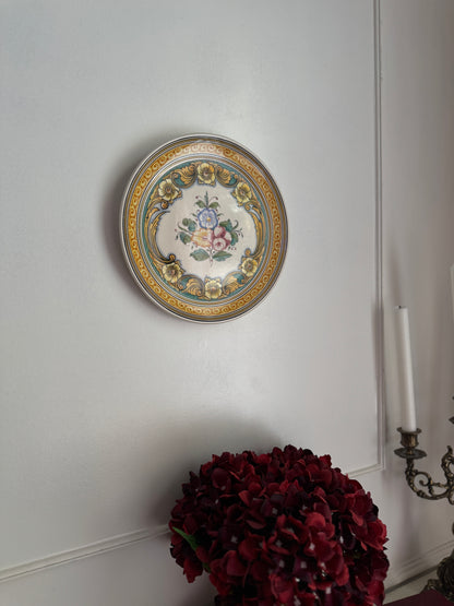 Vintage Hand Painted Portuguese Ceramics Wall Plate