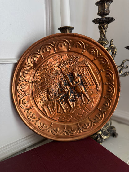 Vintage Collectable Copper Plate
