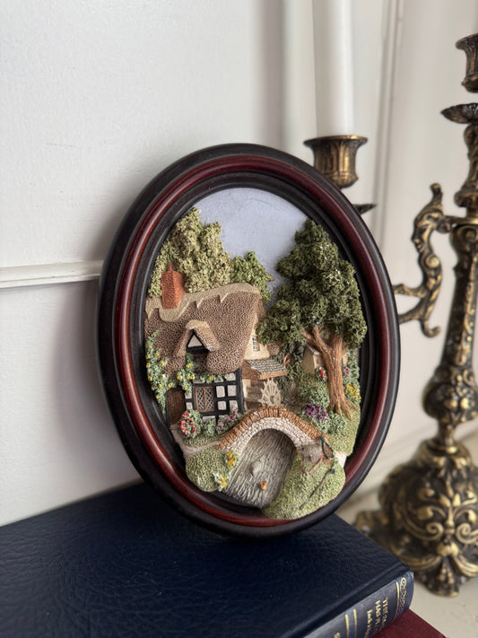 Vintage Handcrafted in Cumbria Lakeland Studios Alport Mill 3D Wall Plaque
