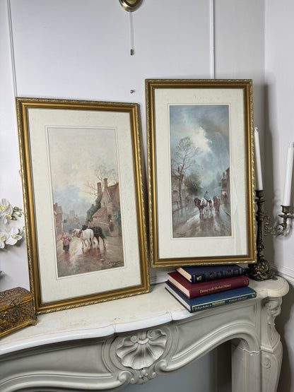 The Vintage Gilded Signature Gold Gilded Frames Duo