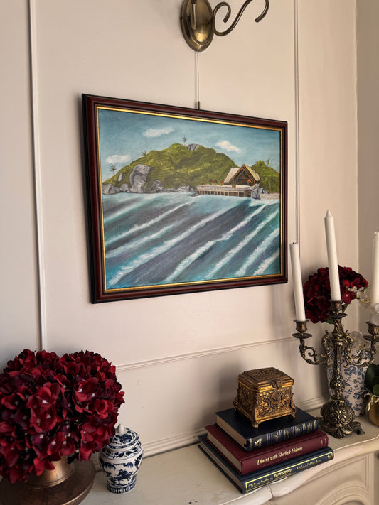 Azure Escape – Original Oil Painting by N.G. Reynolds