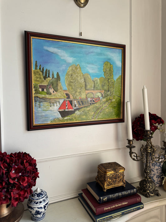 Canal Daydreams – Original Oil Painting by N.G. Reynolds