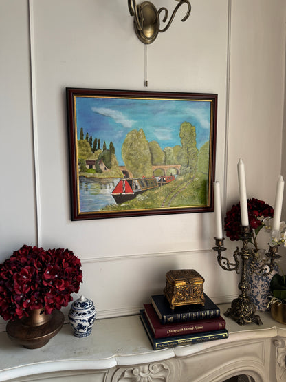 Canal Daydreams – Original Oil Painting by N.G. Reynolds