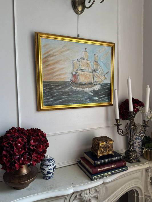 Sailing Into Time – Original Oil Painting by N.G. Reynolds