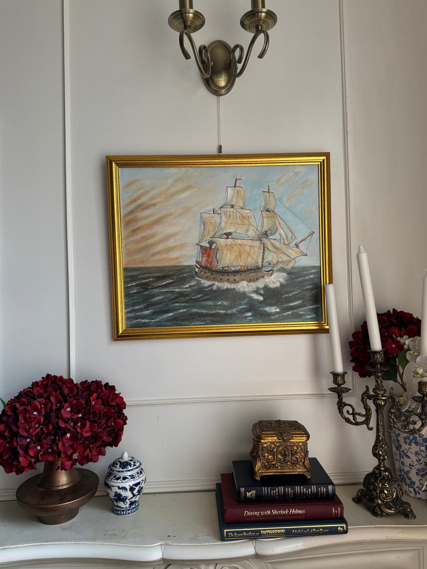 Sailing Into Time – Original Oil Painting by N.G. Reynolds