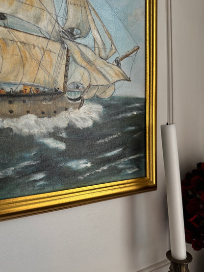 Sailing Into Time – Original Oil Painting by N.G. Reynolds