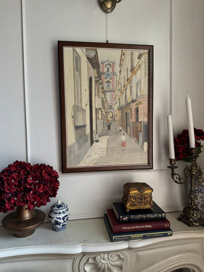 A Mediterranean Moment– Original Oil Painting by N.G. Reynolds