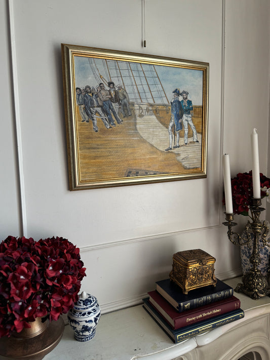 Drums of War - Original Oil Painting by N.G. Reynolds