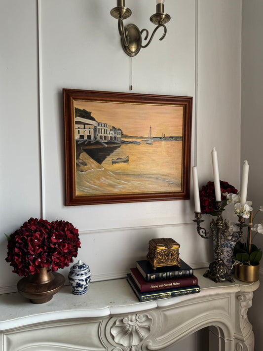 Golden Shorelines – Original Oil Painting by N.G. Reynolds