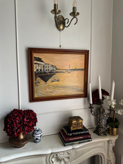 Golden Shorelines – Original Oil Painting by N.G. Reynolds