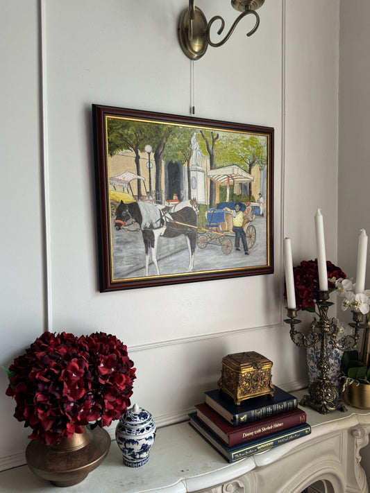 Carriage Through Time - Original Oil Painting by N.G. Reynolds