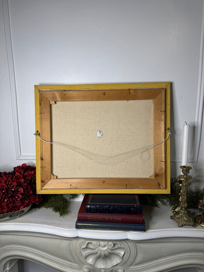 Vintage Canvas Print Reproductions after Franz Richard Unterberger – Matching Pair in Gold Gilt Frames