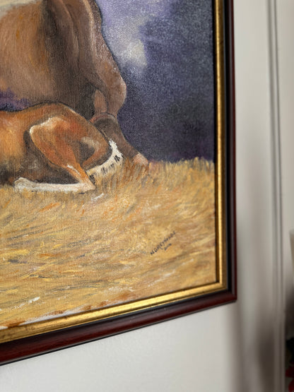 In Her Shadow- Original Oil Painting by N.G. Reynolds