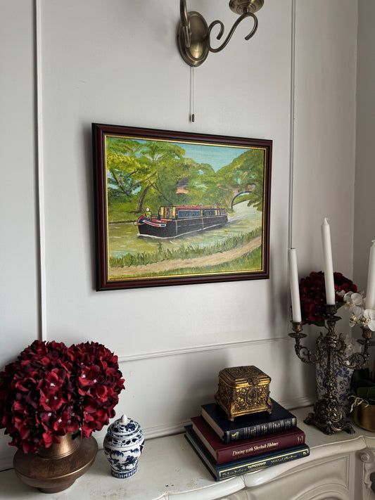 Moments on a Colourful Tide - Original Oil Painting by N.G. Reynolds