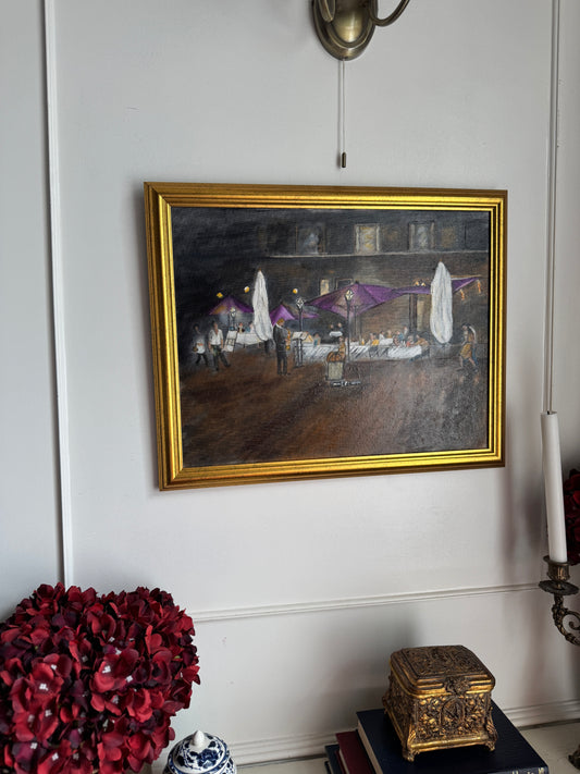 After Sunset Stories- Original Oil Painting by N.G. Reynolds