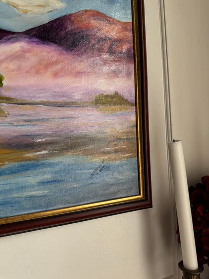Castle of Fire and Foam - Original Oil Painting by N.G. Reynolds