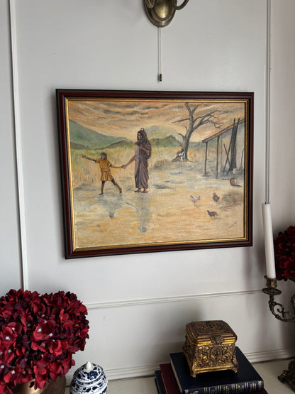 Guardians of the Fields - Original Oil Painting by N.G. Reynolds