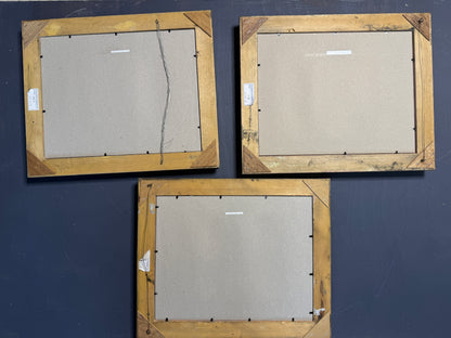 Thomas Kinkade Gallery Wall Set in Ornate Gold Louis-Style Frames