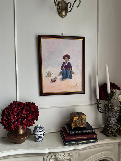 Stories in Her Silence- Original Oil Painting by N.G. Reynolds