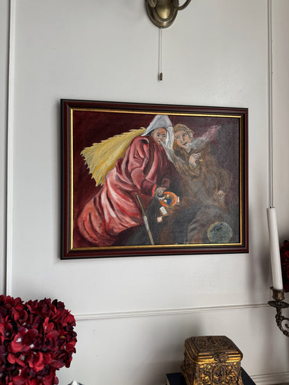 Pipes of the Past - Original Oil Painting by N.G. Reynolds
