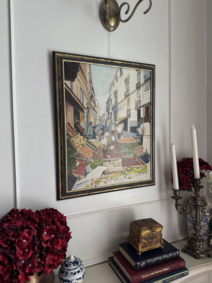 Sorrento’s Morning Hustle - Original Oil Painting by N.G. Reynolds