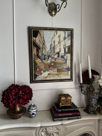 Sorrento’s Morning Hustle - Original Oil Painting by N.G. Reynolds