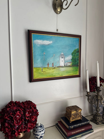 Laughter on the Hill - Original Oil Painting by N.G. Reynolds