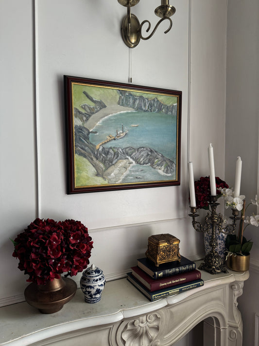 Tides of Azure Stone - Original Oil Painting by N.G. Reynolds