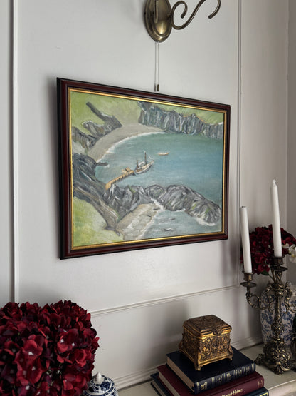 Tides of Azure Stone - Original Oil Painting by N.G. Reynolds