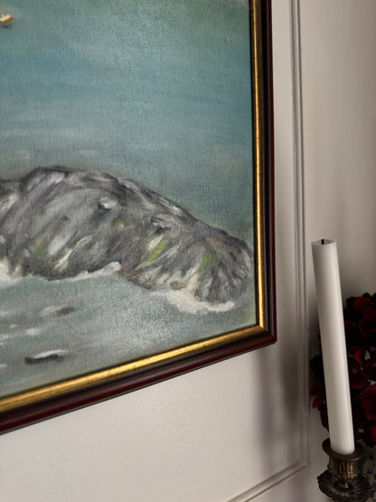 Tides of Azure Stone - Original Oil Painting by N.G. Reynolds