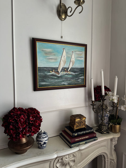 The Silent Sail - Original Oil Painting by N.G. Reynolds