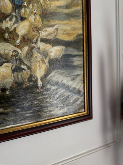 Sip of Serenity - Original Oil Painting by N.G. Reynolds