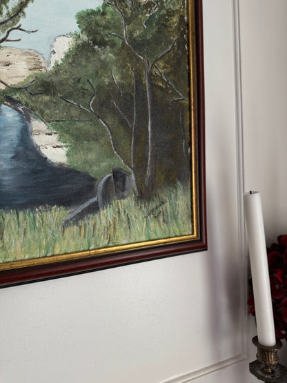 Midnight Crossing - Original Oil Painting by N.G. Reynolds
