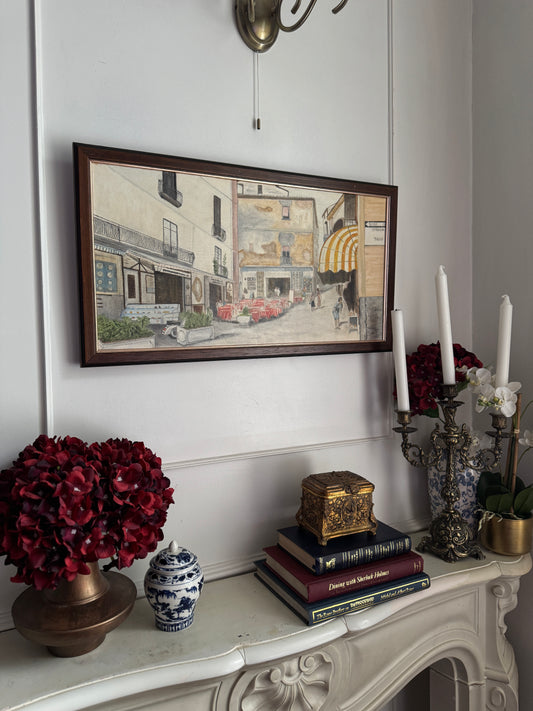 Sunlit Sorrento Alleyways - Original Oil Painting by N.G. Reynolds