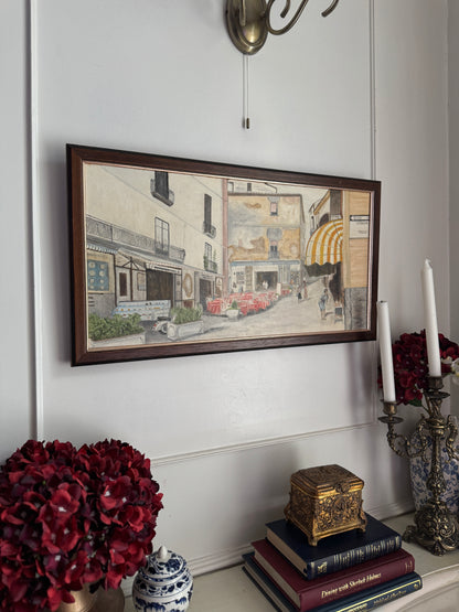 Sunlit Sorrento Alleyways - Original Oil Painting by N.G. Reynolds