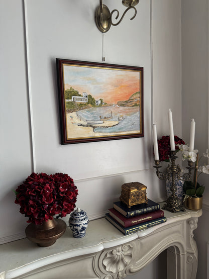 Sunset Palette Bay - Original Oil Painting by N.G. Reynolds