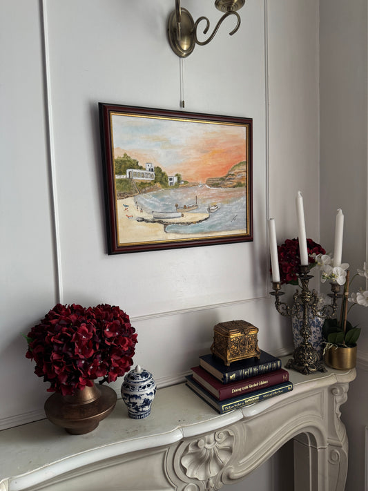 Sunset Palette Bay - Original Oil Painting by N.G. Reynolds