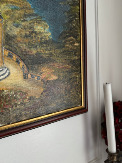 Hilltop Shadows and Light - Original Oil Painting by N.G. Reynolds